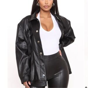 Women Black Leather Jacket